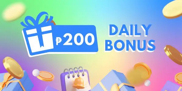 Promo banner showing daily coupon and mobile deposit offers