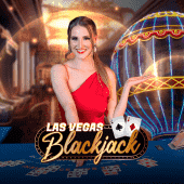 Las Vegas Blackjack neon table cover art